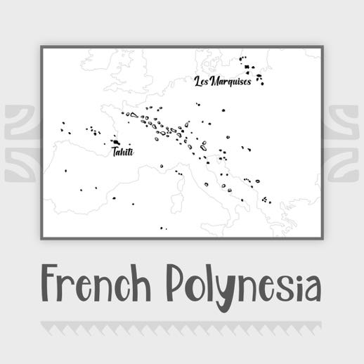 Cartes de Polynesie
